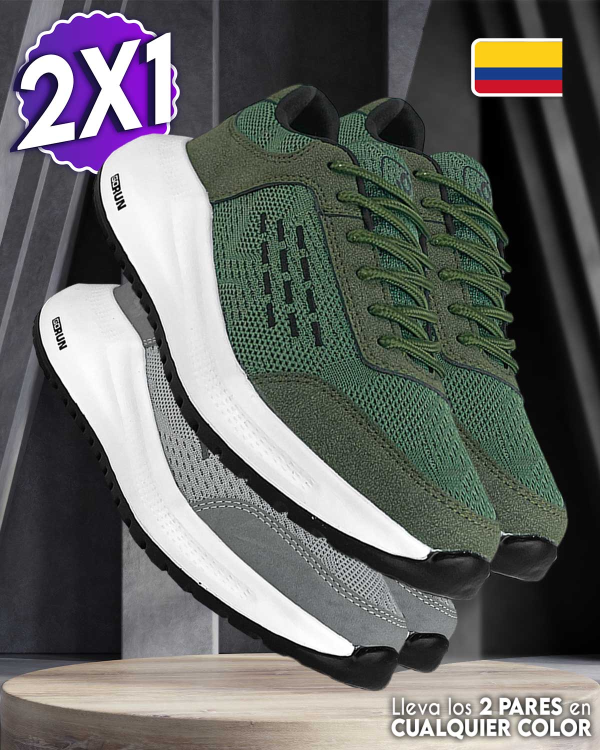 GoRun!® 2X1 2026 - Zapatillas ultra confortables Lleva 1 Par y de regalo llevas 1 Par adicional ¡GRATIS!